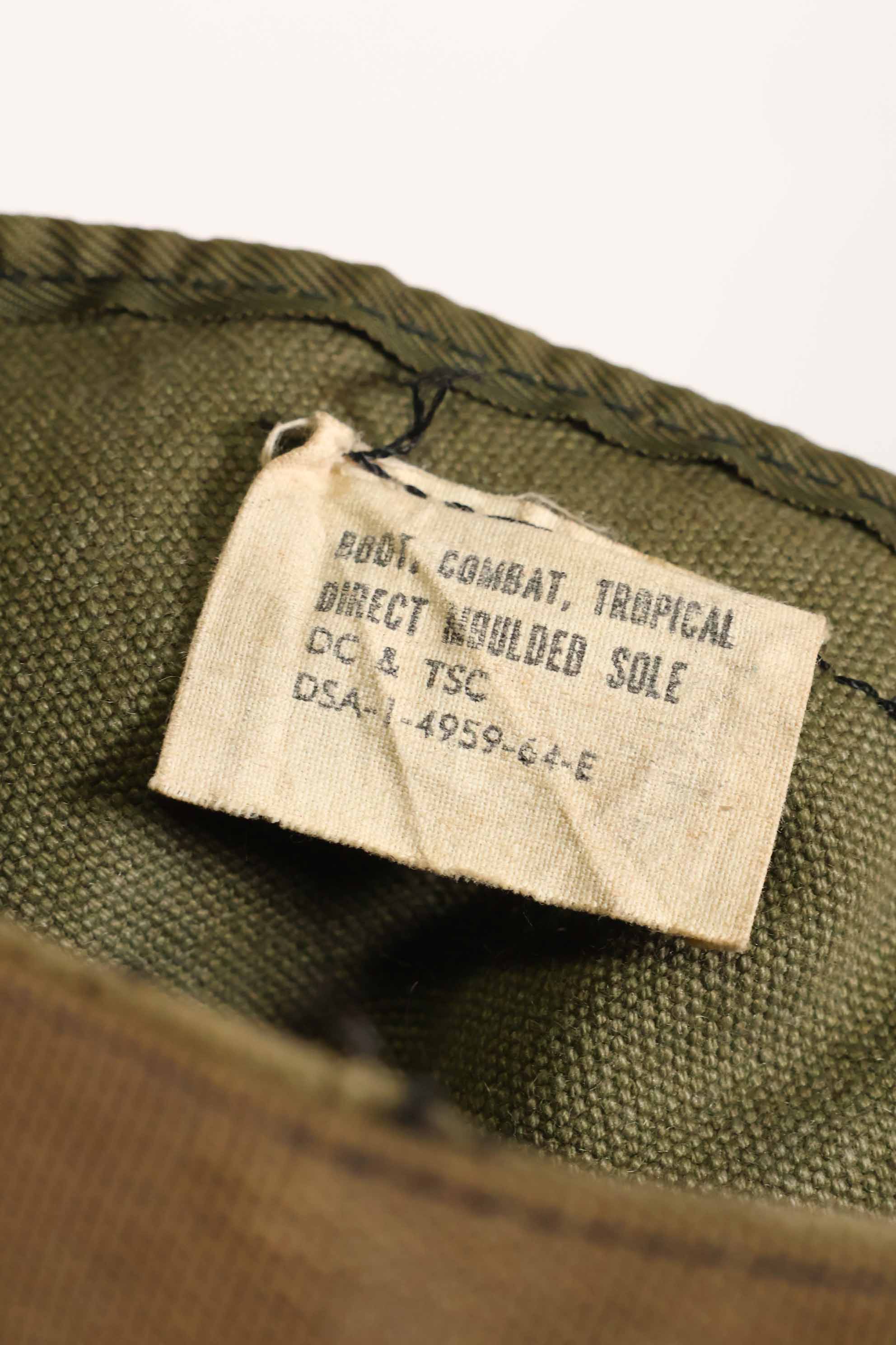 1964年契約　2nd Model　アメリカ軍　ジャングルブーツ　ビブラムソール　13R　中古品
