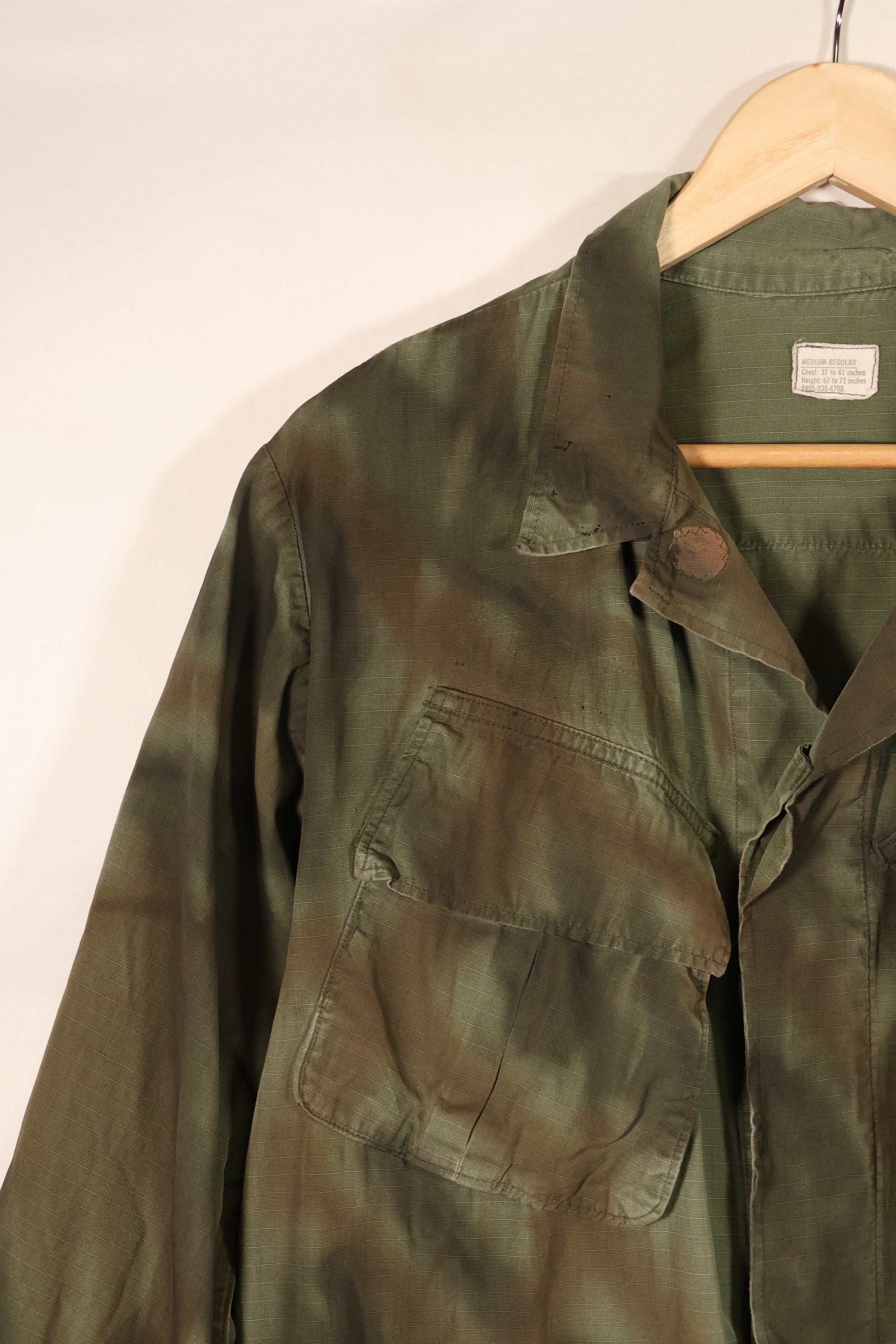 1969年契約　M-R　実物ジャケットベース　MACV SOG　スプレーペイントジャケット　再現品　MILITARIA 1911製　中古品