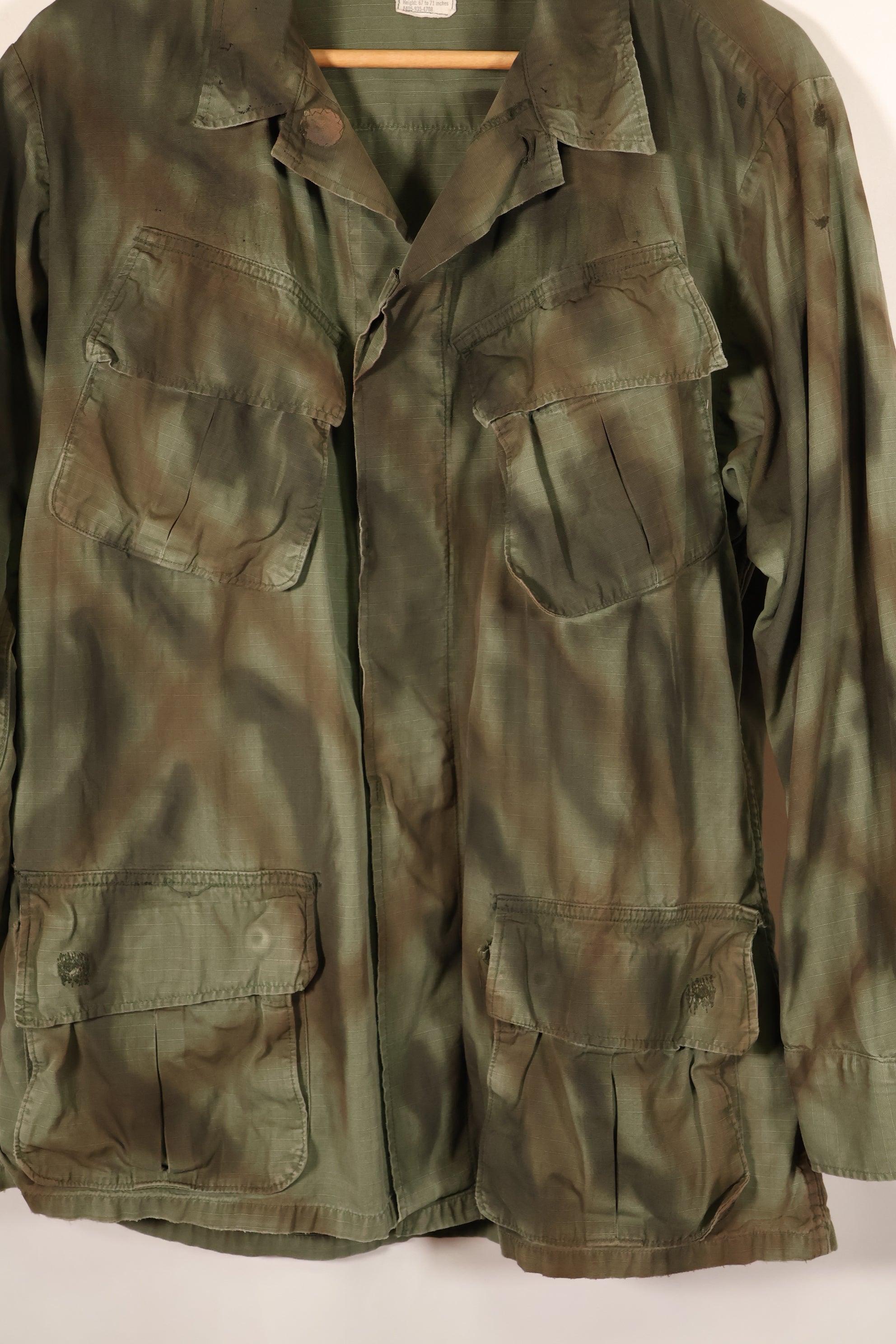 1969年契約　M-R　実物ジャケットベース　MACV SOG　スプレーペイントジャケット　再現品　MILITARIA 1911製　中古品
