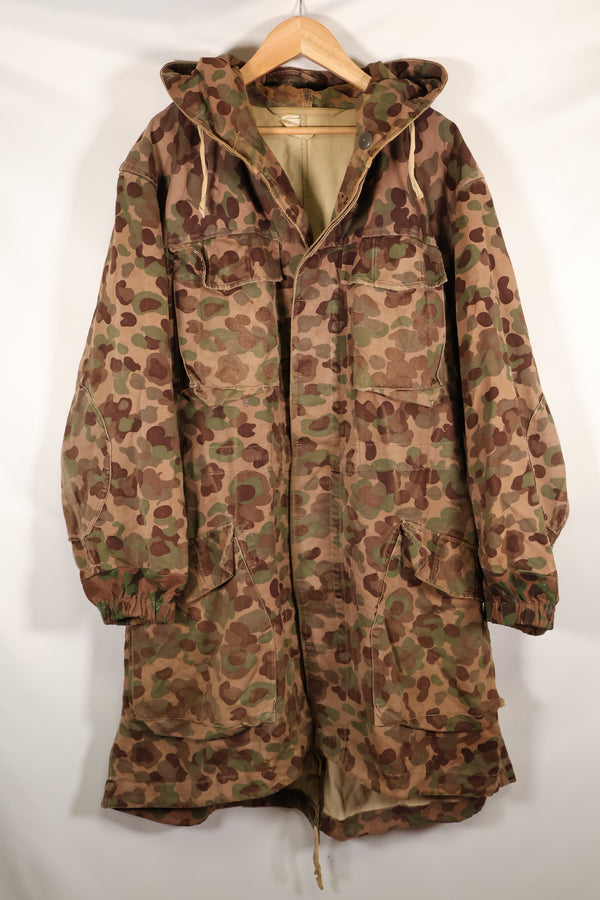 1960年代〜70年代　M57 オーストリア軍　ピーパターン迷彩　パーカー　中古品　B