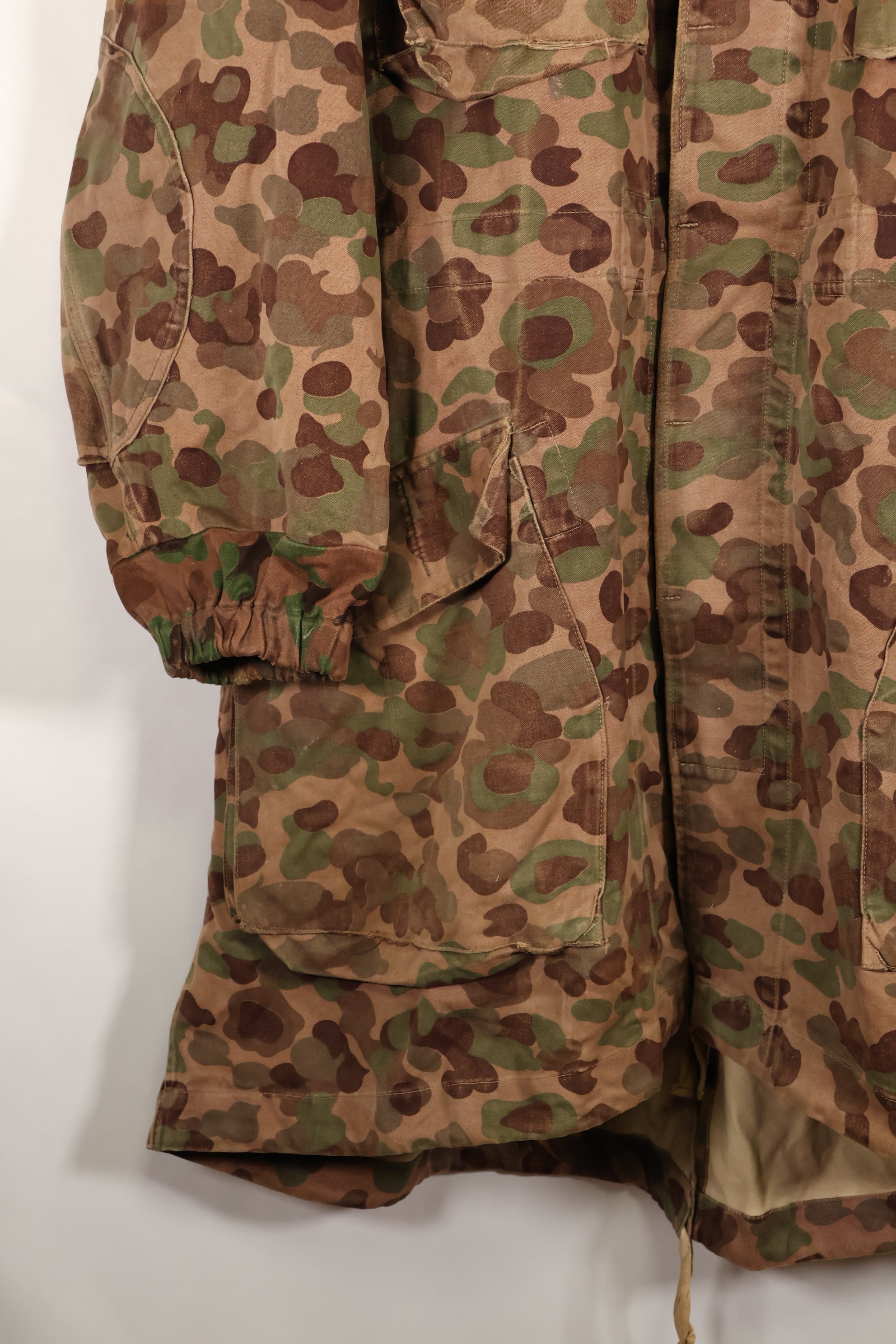 1960年代〜70年代　M57 オーストリア軍　ピーパターン迷彩　パーカー　中古品　B