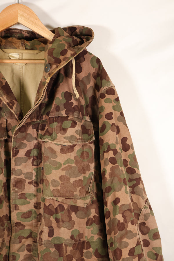 1960年代〜70年代　M57 オーストリア軍　ピーパターン迷彩　パーカー　中古品　B