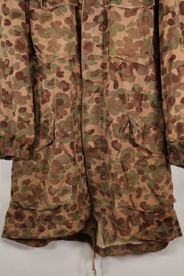1960年代〜70年代　M57 オーストリア軍　ピーパターン迷彩　パーカー　中古品　B