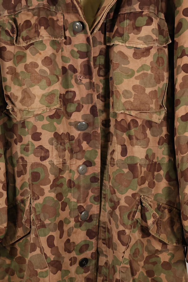 1960年代〜70年代　M57 オーストリア軍　ピーパターン迷彩　パーカー　中古品　B