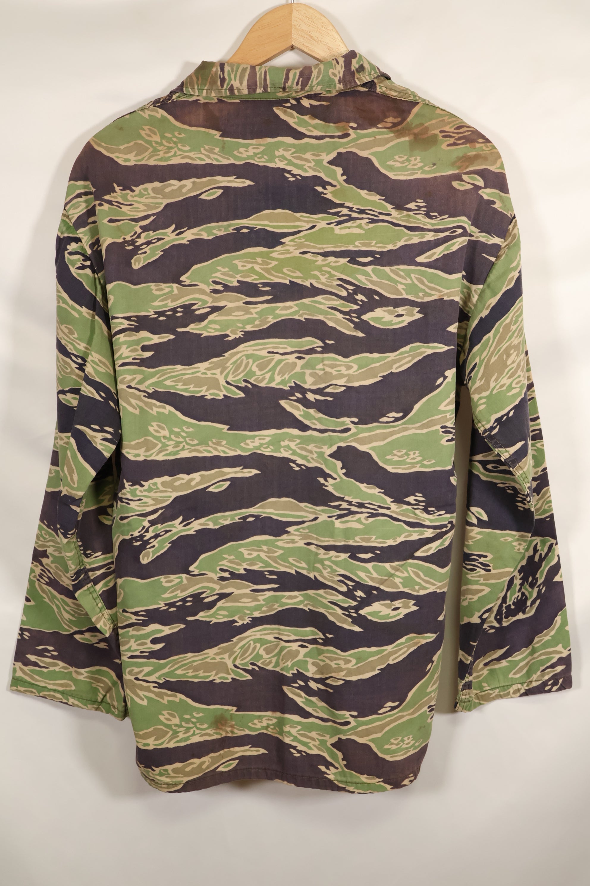 実物　映画衣装　レイトウォーパターン　US-Sサイズ　タイガーストライプ　シャツ　パラマウント映画