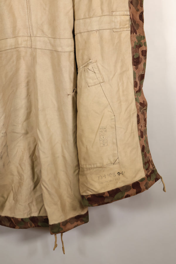 1960年代〜70年代　M57 オーストリア軍　ピーパターン迷彩　パーカー　中古品　B