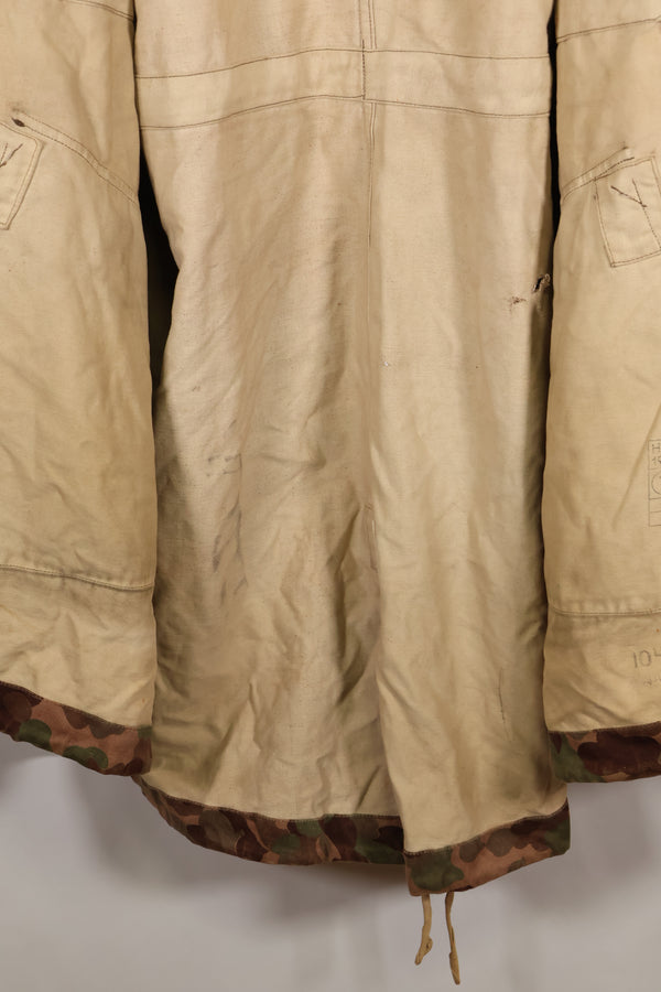 1960年代〜70年代　M57 オーストリア軍　ピーパターン迷彩　パーカー　中古品　B