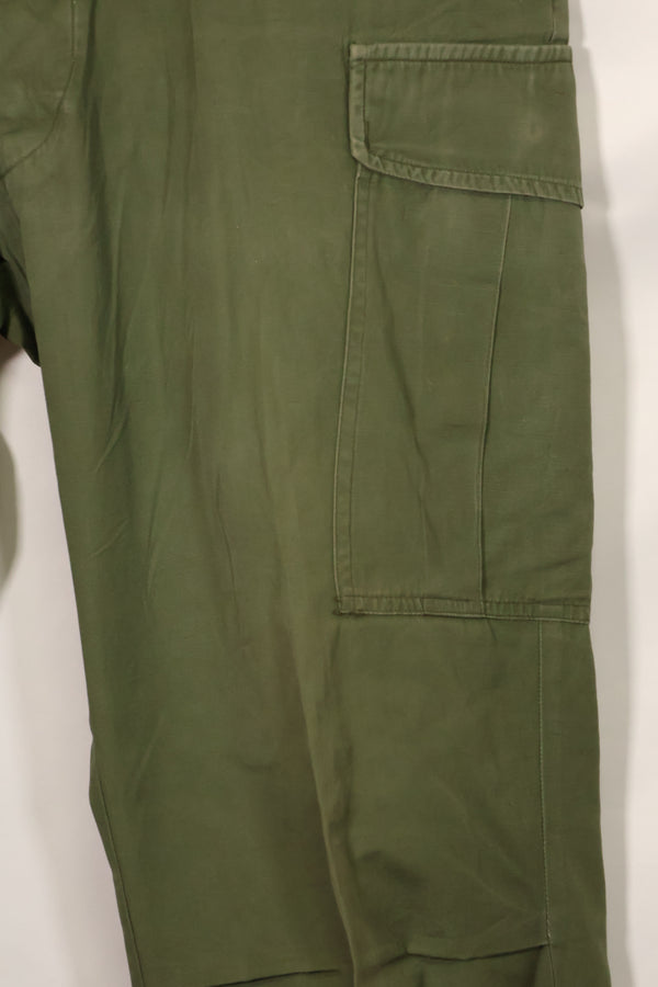 1967年契約　3rd Model ノンリップストップ　ジャングルファティーグ　パンツ　L-L　中古品　B