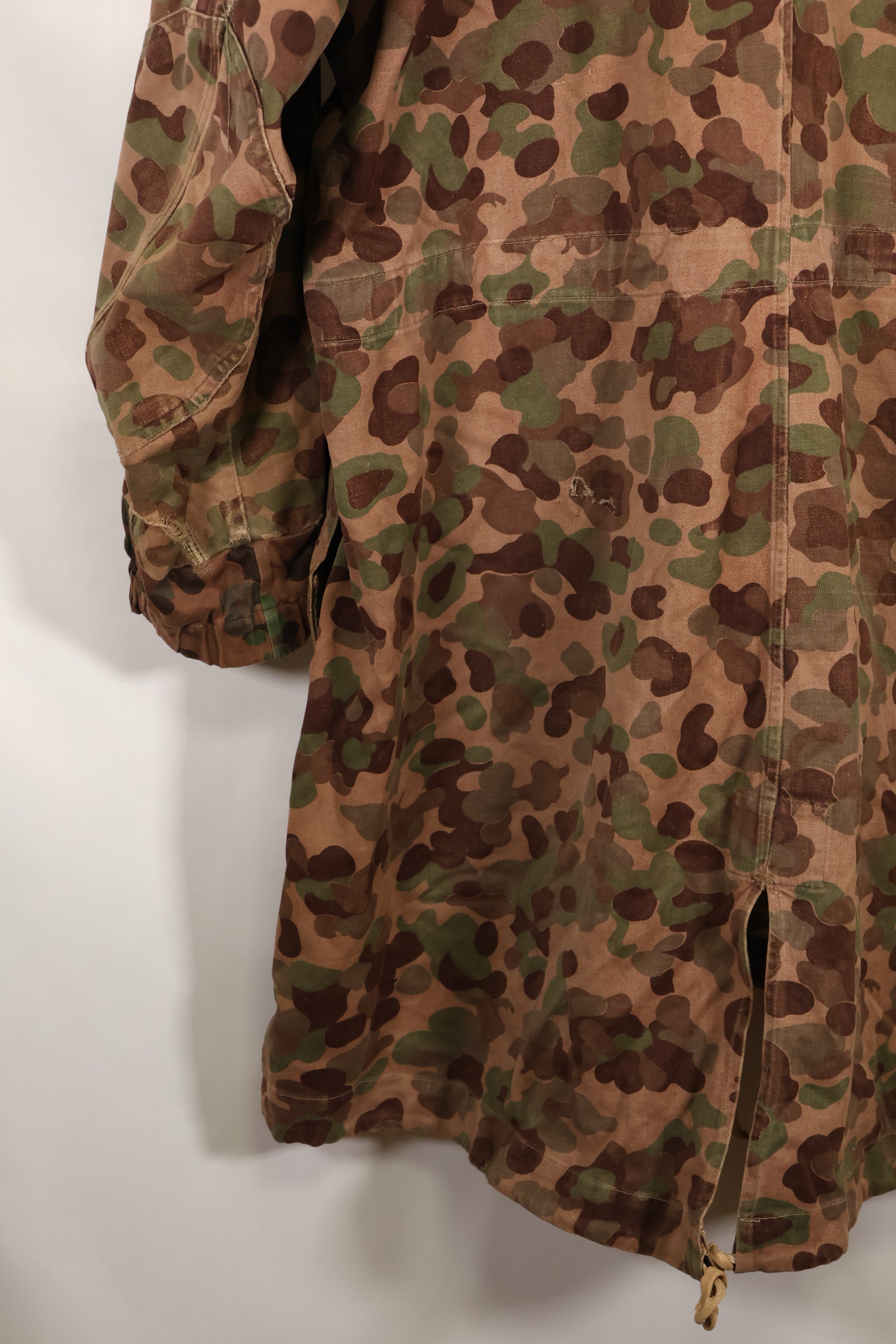 1960年代〜70年代　M57 オーストリア軍　ピーパターン迷彩　パーカー　中古品　B