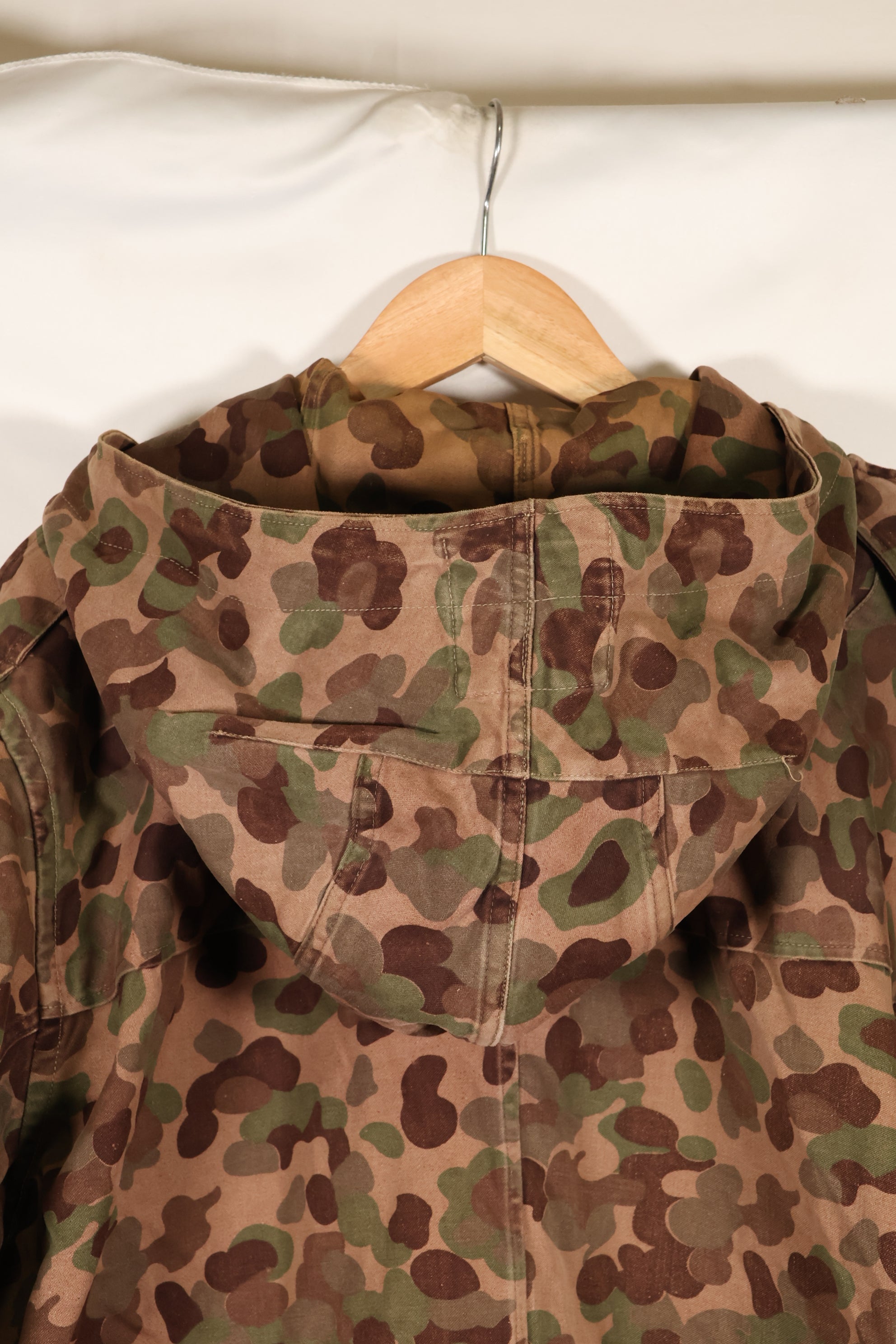 1960年代〜70年代　M57 オーストリア軍　ピーパターン迷彩　パーカー　中古品　B
