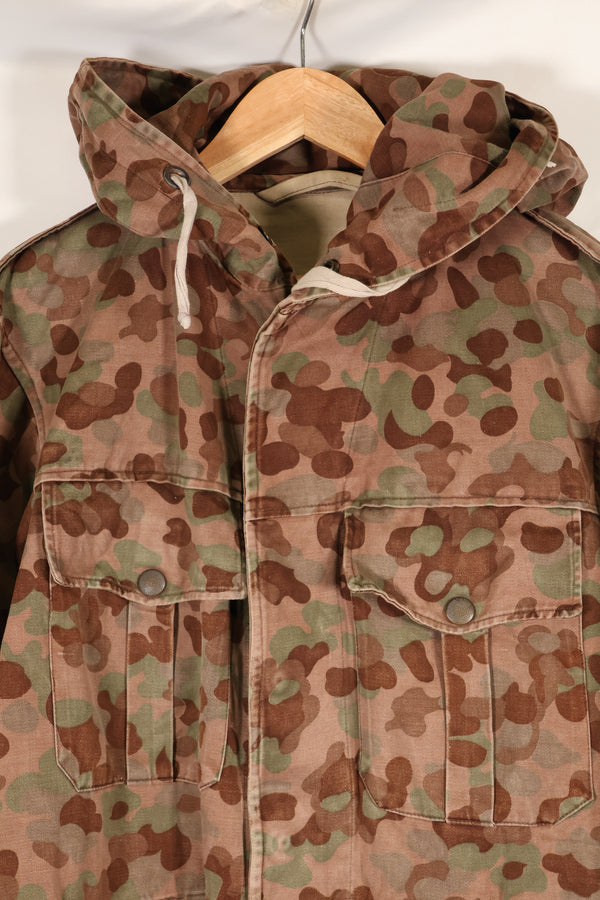 1960年代〜70年代　M57 オーストリア軍　ピーパターン迷彩　パーカー　中古品　C