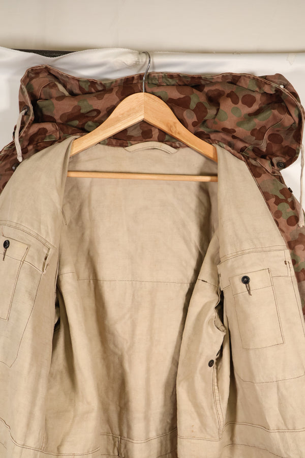 1960年代〜70年代　M57 オーストリア軍　ピーパターン迷彩　パーカー　中古品　C