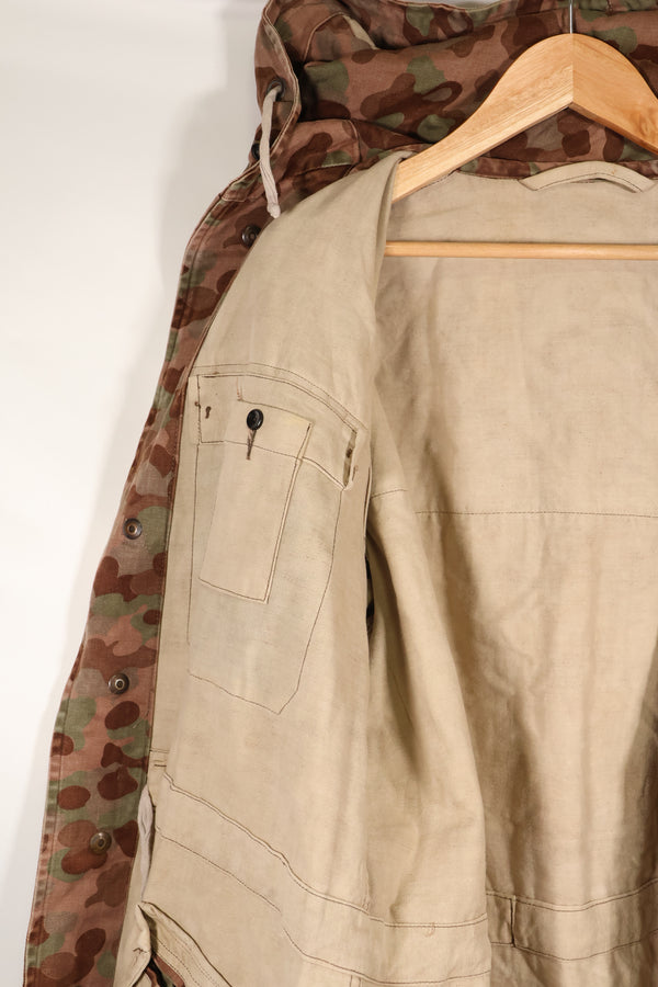 1960年代〜70年代　M57 オーストリア軍　ピーパターン迷彩　パーカー　中古品　C