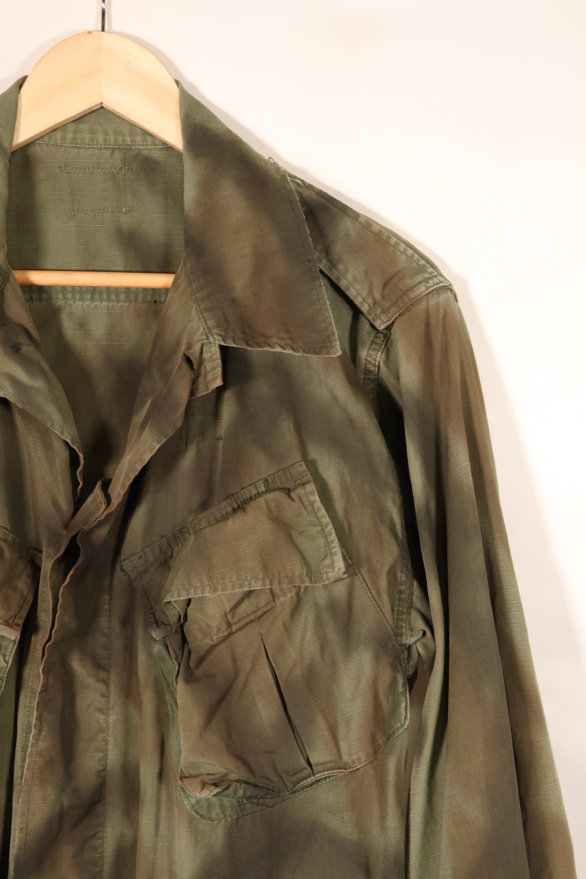 1960年代後半契約　推定 S-Rサイズ　実物ジャケットベース　MACV SOG　スプレーペイントジャケット　再現品　MILITARIA 1911製　中古品