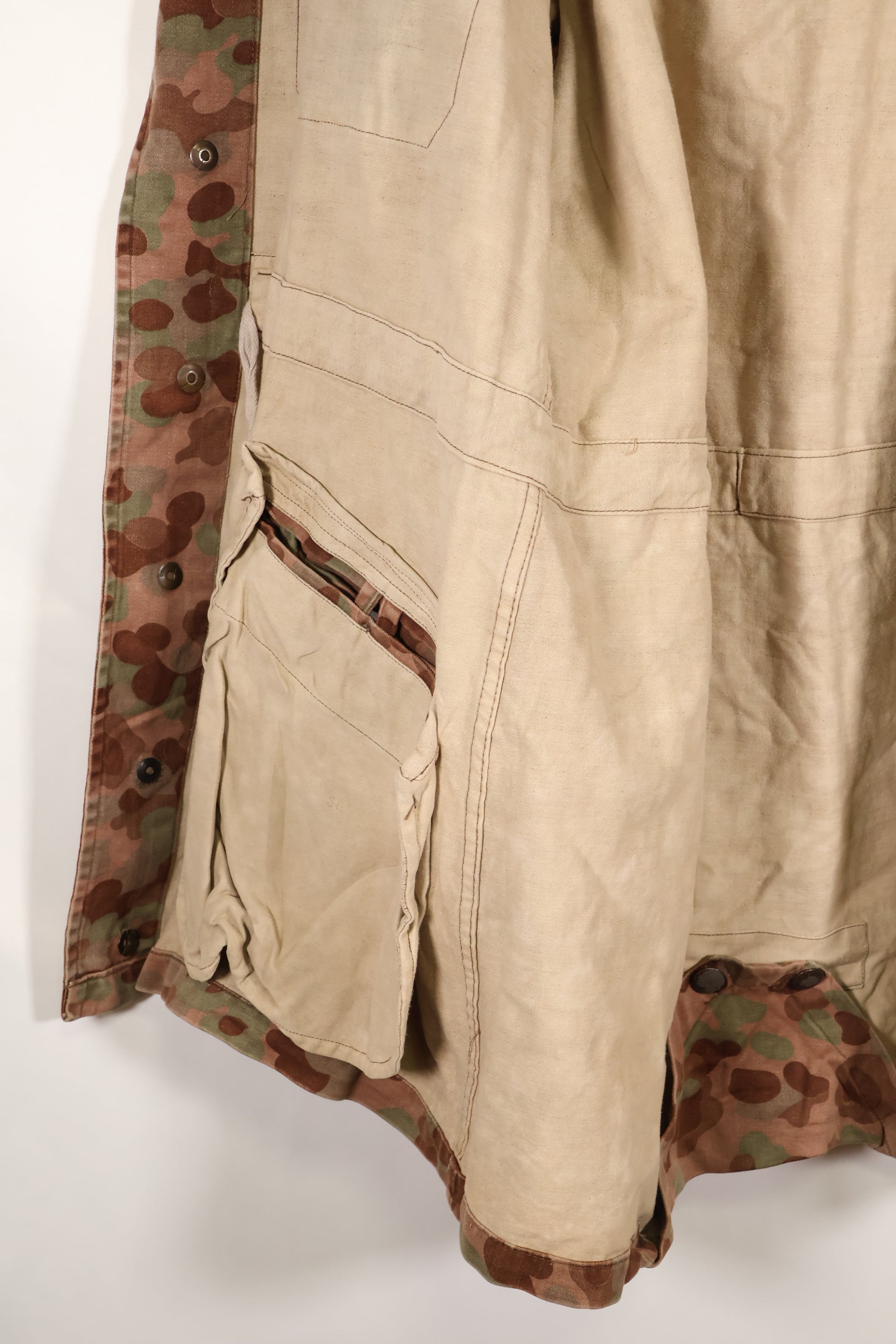 1960年代〜70年代　M57 オーストリア軍　ピーパターン迷彩　パーカー　中古品　C