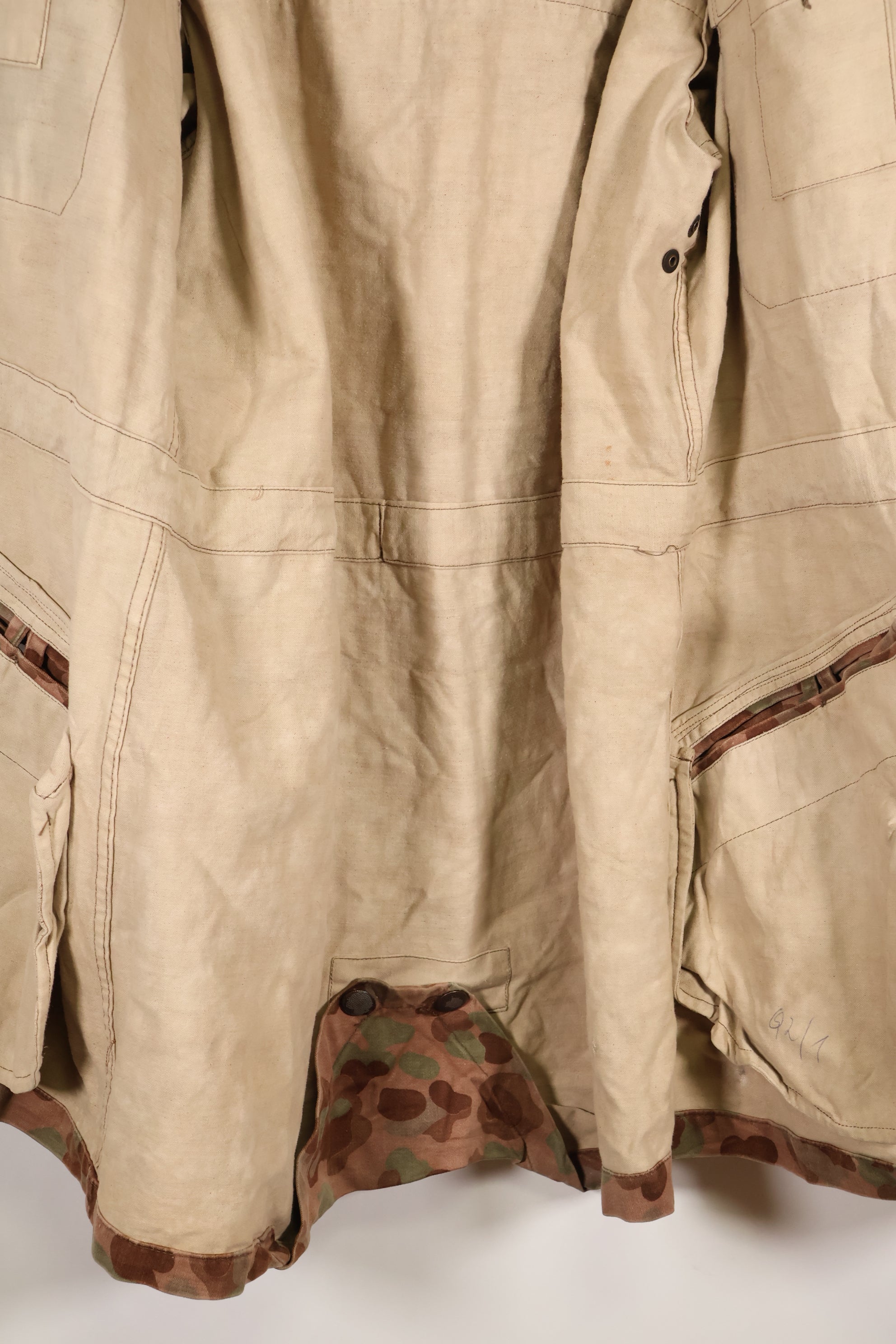 1960年代〜70年代　M57 オーストリア軍　ピーパターン迷彩　パーカー　中古品　C