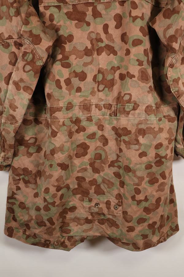 1960年代〜70年代　M57 オーストリア軍　ピーパターン迷彩　パーカー　中古品　C