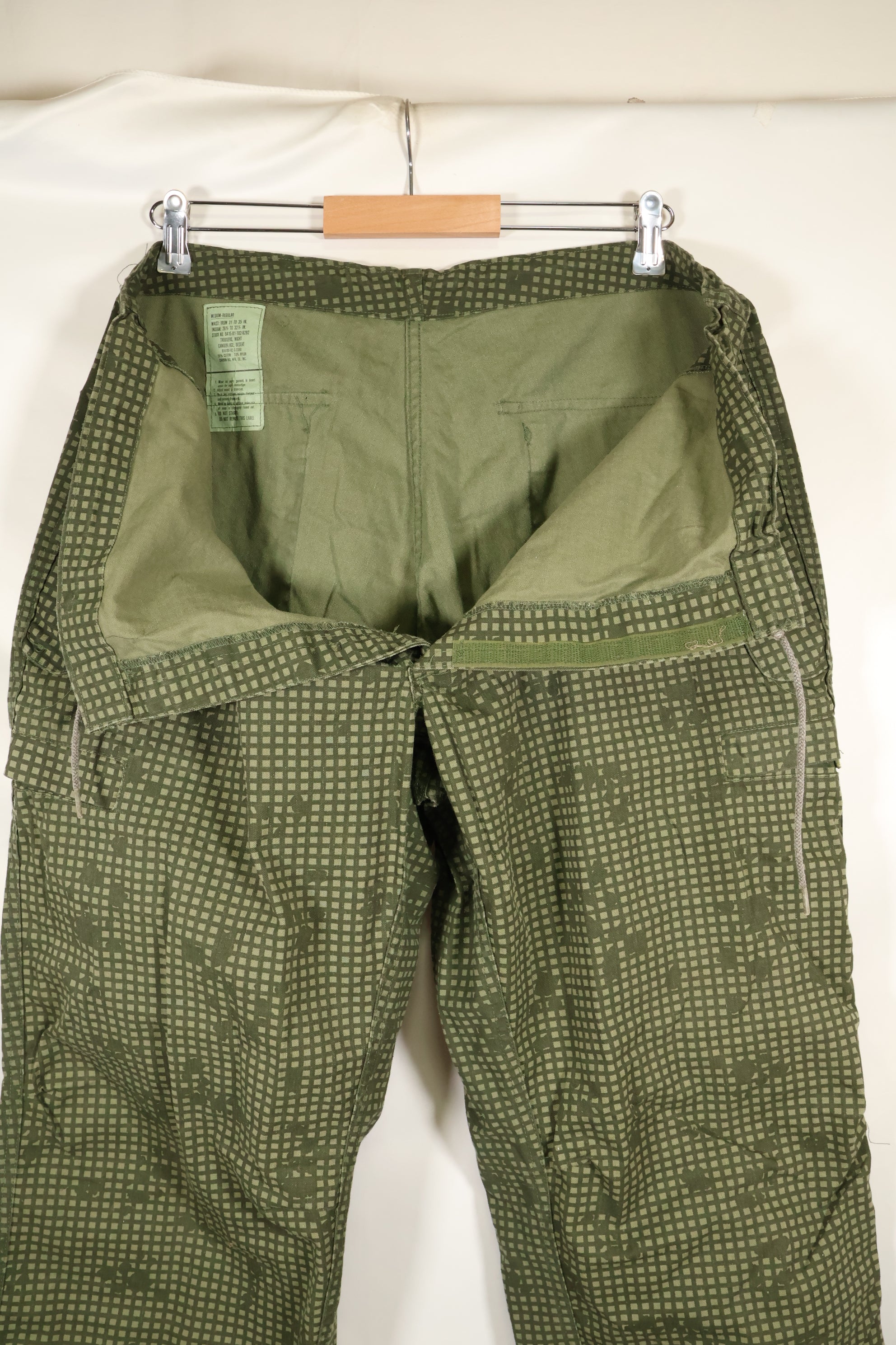 1982年契約　M-R アメリカ軍　対赤外線兵器　ナイトカモ　パンツ　オーバーパンツ　中古品