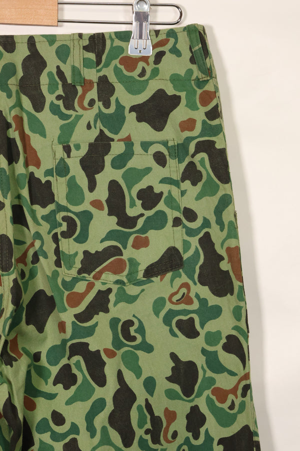 1960年代〜70年代　韓国軍　フロッグスキン迷彩　パンツ　ベイカーパンツカット　中古品　C