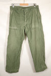 1960年代中頃　36x31　アメリカ軍　OG-107　ユーティリティパンツ　TYPE I 中古品