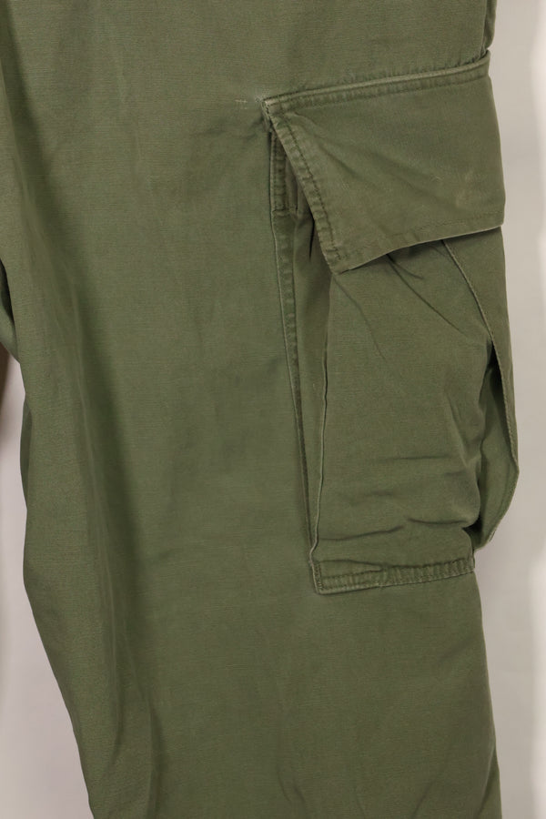 1967年契約　3rd Model ノンリップストップ　ジャングルファティーグ　パンツ　L-S　中古品