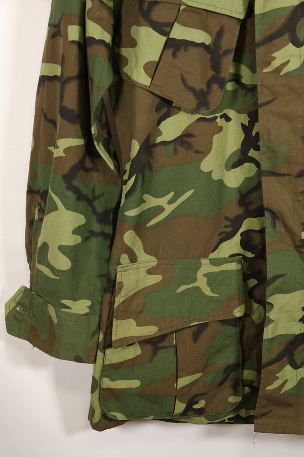 1966〜67年頃　デッドストック　S-L　ノンリップストップ　初期プリント　ERDL　ファティーグジャケット