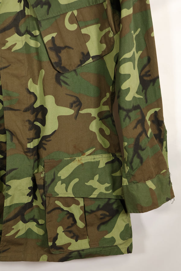 1966〜67年頃　デッドストック　S-L　ノンリップストップ　初期プリント　ERDL　ファティーグジャケット