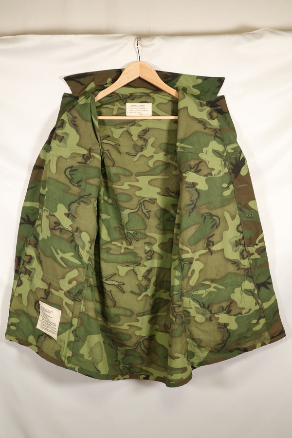 1966〜67年頃　デッドストック　S-L　ノンリップストップ　初期プリント　ERDL　ファティーグジャケット