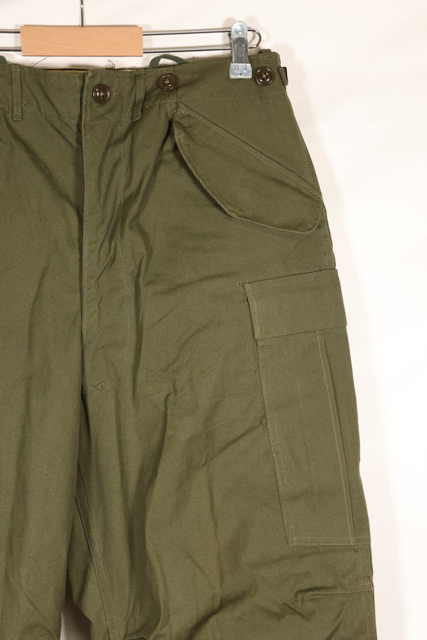 1951年契約　S-R　アメリカ陸軍　M51　フィールドパンツ　ほぼ未使用品　シミ汚れあり