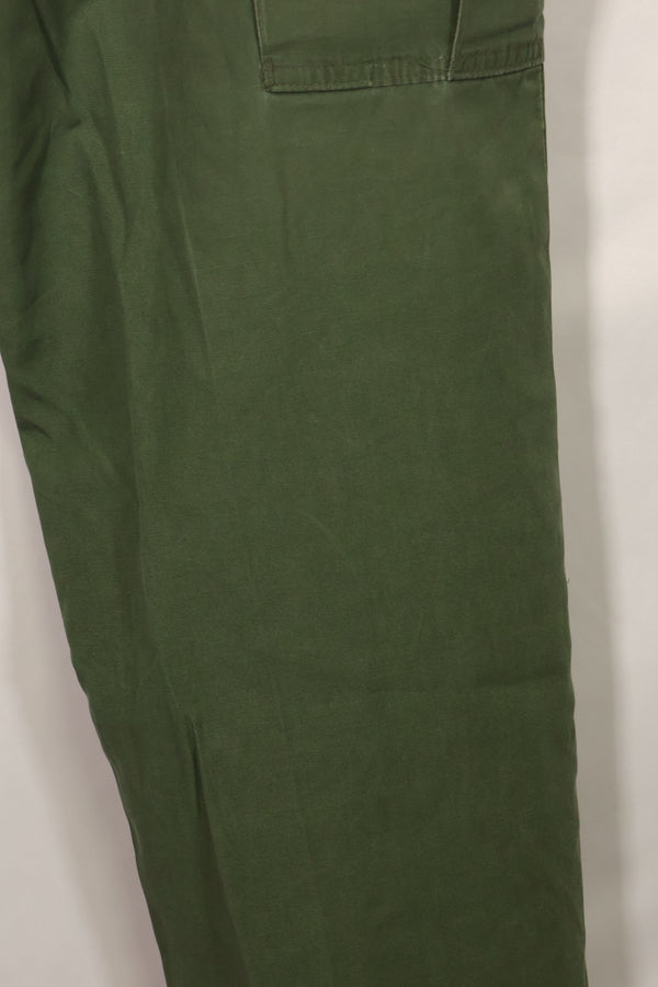 1967年契約　3rd Model ノンリップストップ　ジャングルファティーグ　パンツ　L-S　補修あり　中古品 B