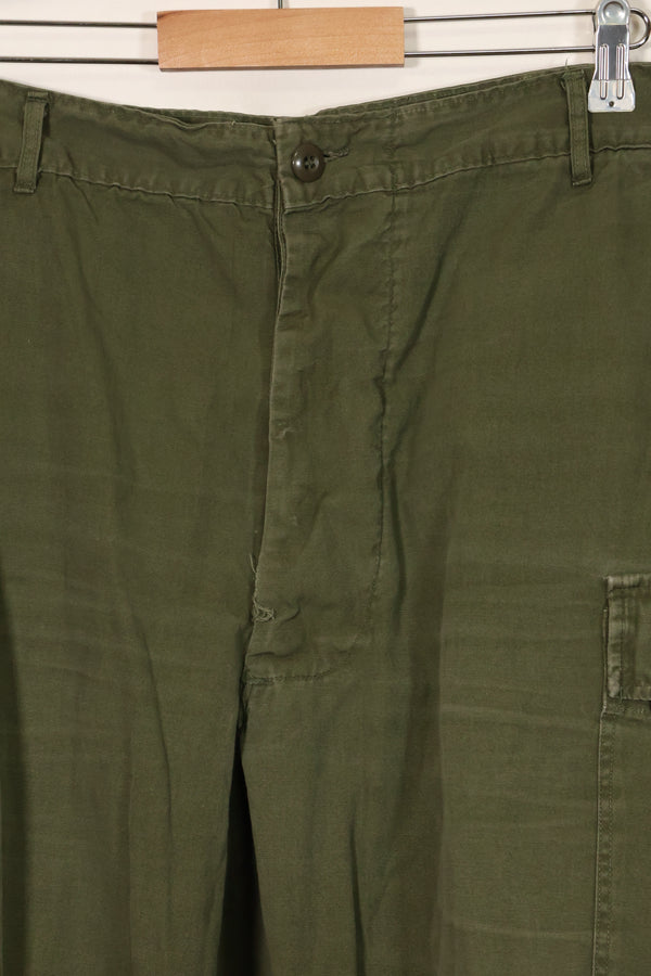 1967年契約　3rd Model ノンリップストップ　ジャングルファティーグ　パンツ　サイズタグ読めない　中古品