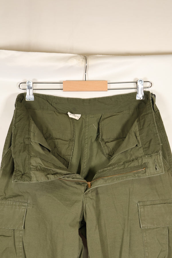 推定1968~69年頃　S-L　4th Model ジャングルファティーグ　パンツ　中古品　契約タグなし