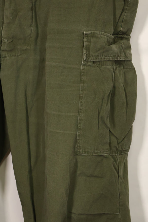 1967年契約　3rd Model ノンリップストップ　ジャングルファティーグ　パンツ　サイズタグ読めない　中古品