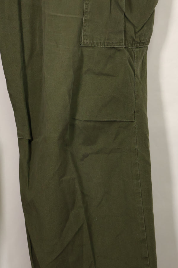 1967年契約　3rd Model ノンリップストップ　ジャングルファティーグ　パンツ　サイズタグ読めない　中古品