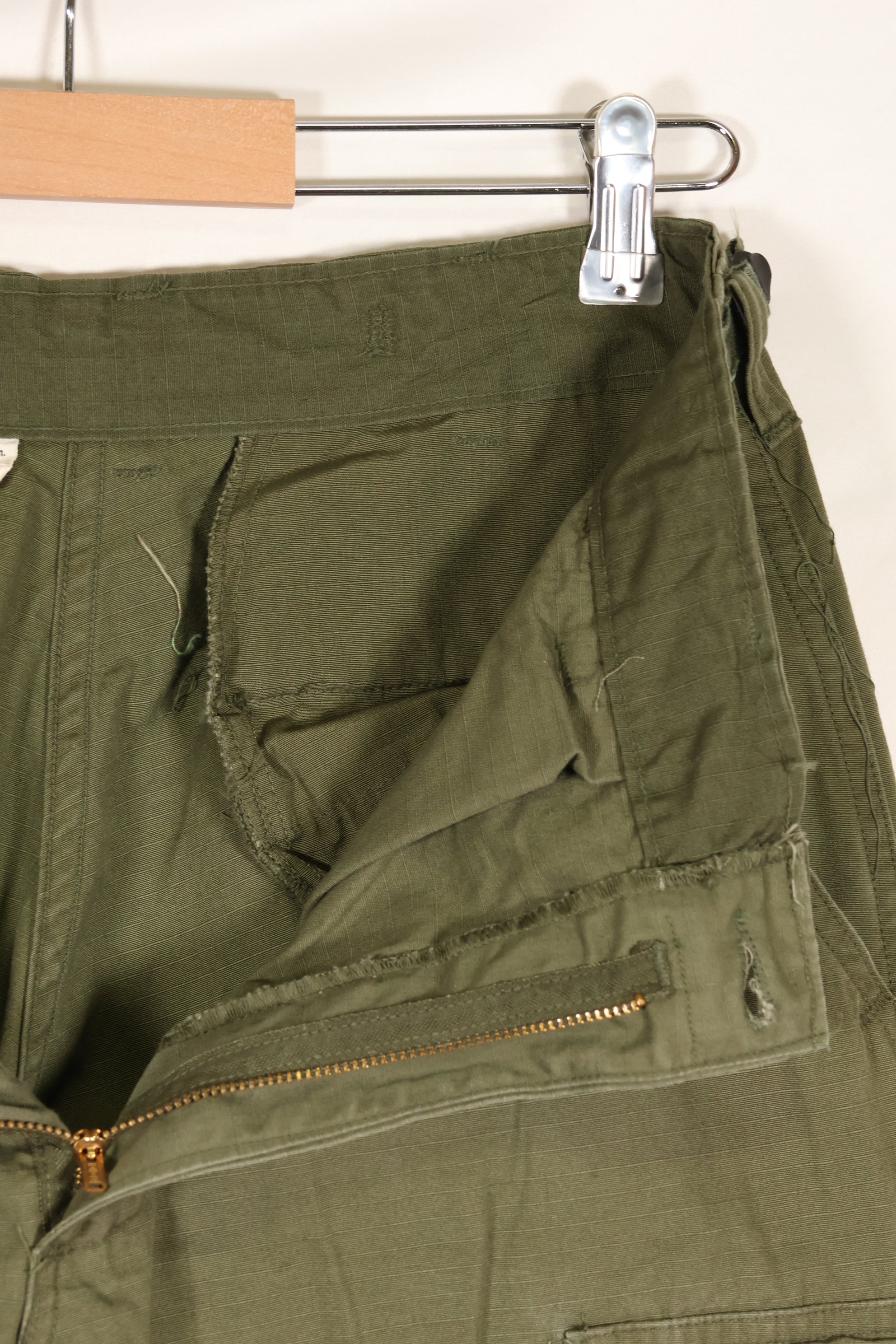 推定1968~69年頃　S-L　4th Model ジャングルファティーグ　パンツ　中古品　契約タグなし
