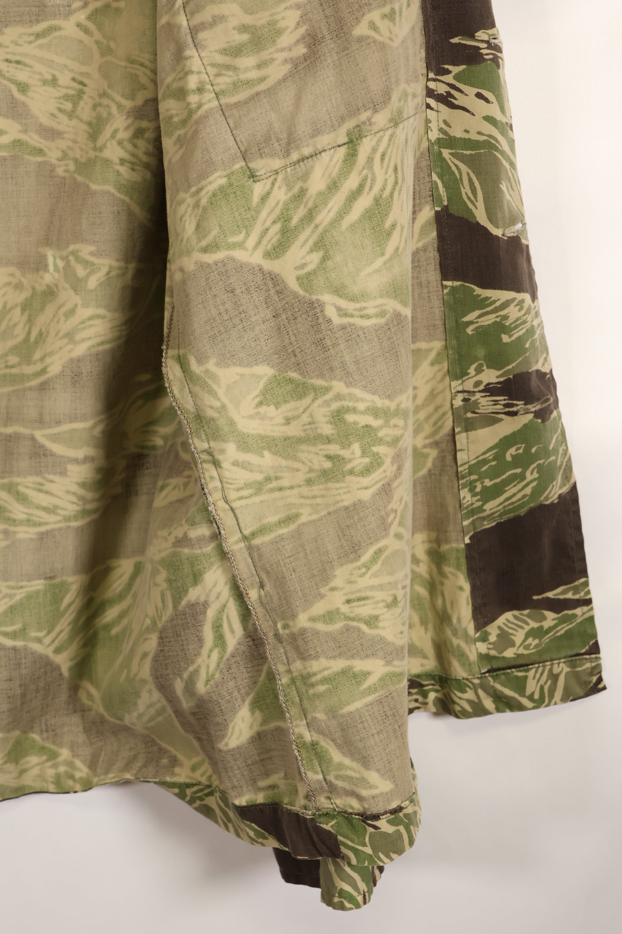 1968年　映画「グリーンベレー」「未知との遭遇」衣装　ジョンウェインパターン　タイガーストライプ　シャツ