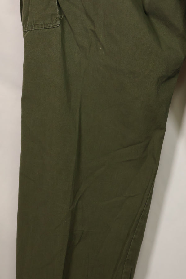 1967年契約　3rd Model ノンリップストップ　ジャングルファティーグ　パンツ　サイズタグ読めない　中古品