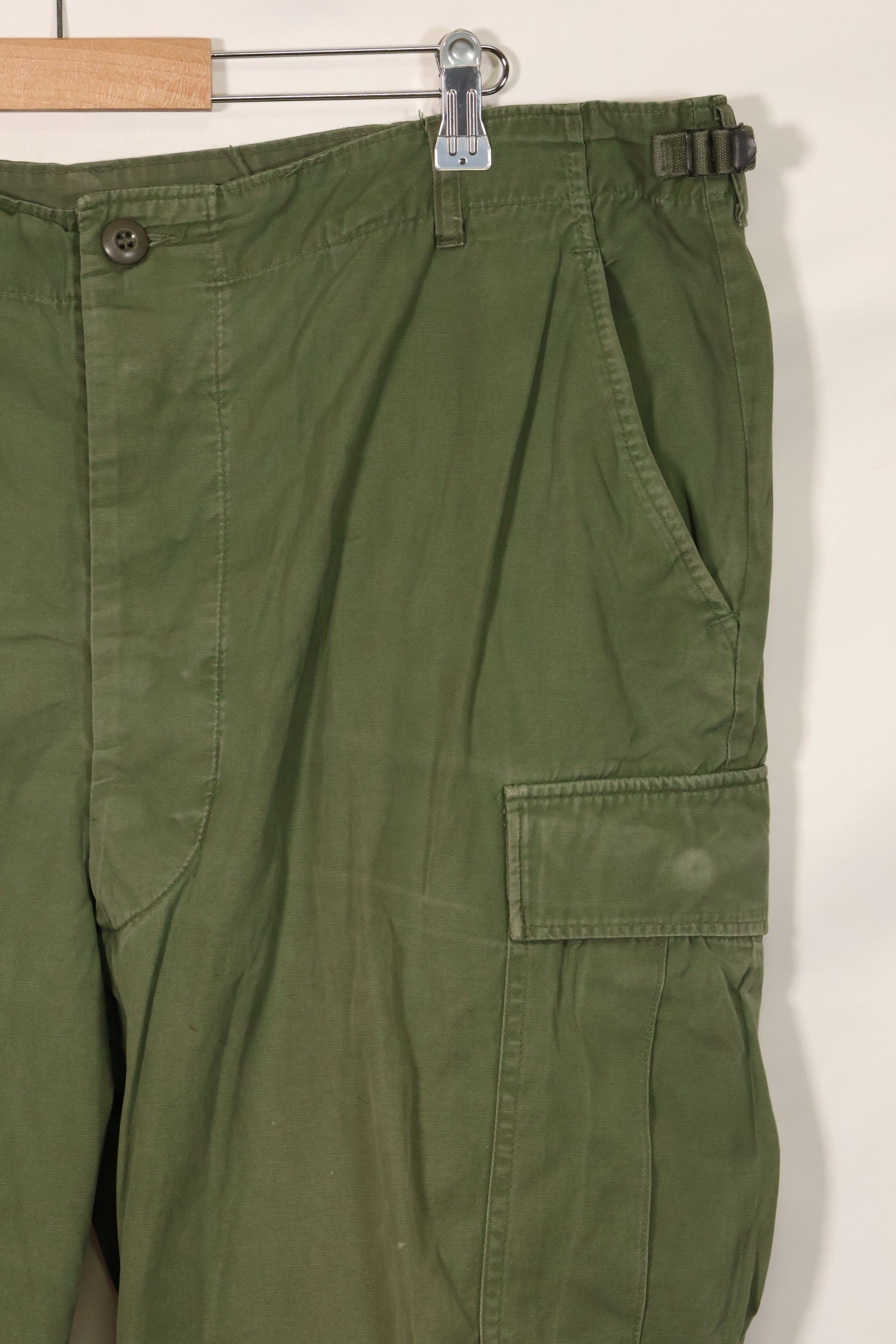 1967年契約　3rd Model ノンリップストップ　ジャングルファティーグ　パンツ　X-L-R　中古品  B