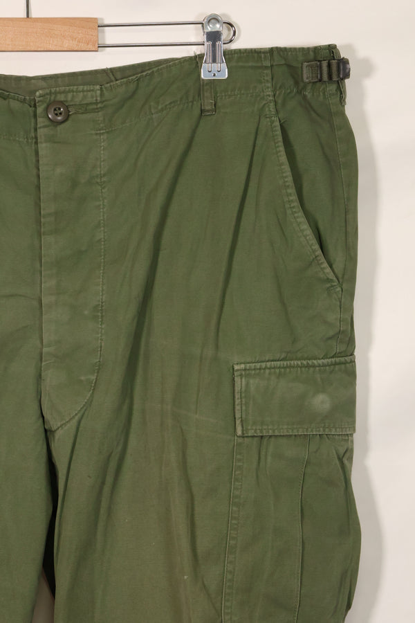 1967年契約　3rd Model ノンリップストップ　ジャングルファティーグ　パンツ　X-L-R　中古品  B