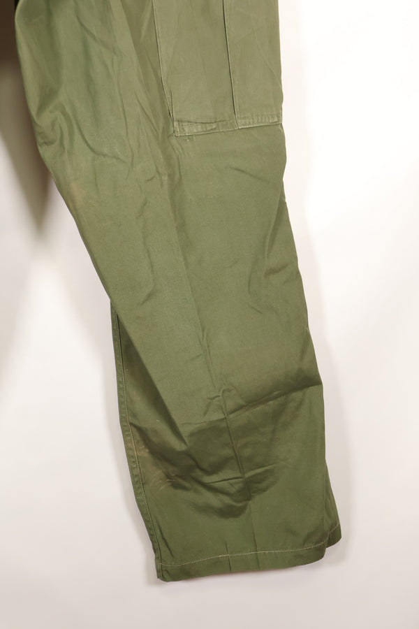推定 1967年頃　S-L　3rd Model ノンリップストップ ジャングルファティーグ　パンツ　褪色あり　中古品