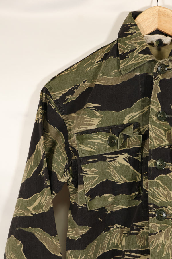 1960年代　A-M　沖縄タイガー　タイガーストライプ　シャツ　Asian Cut　状態良い　中古品