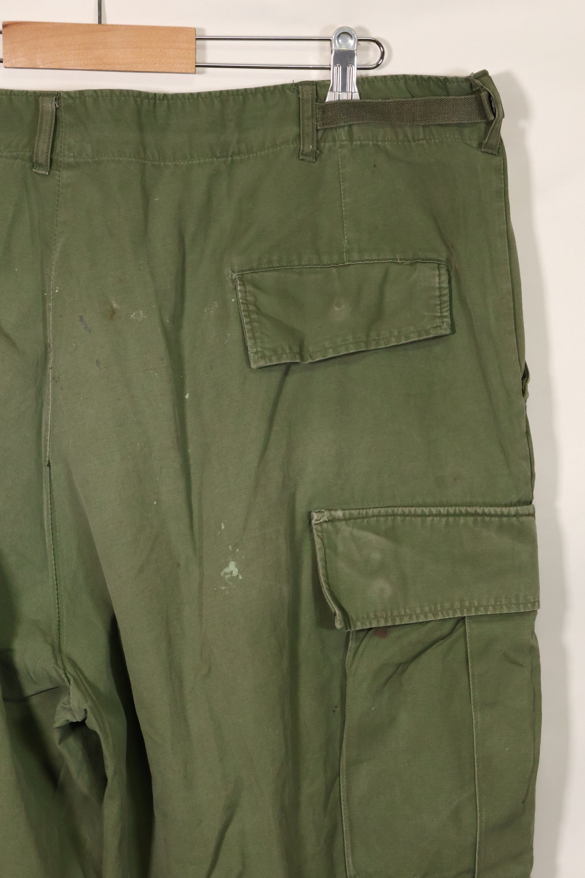 1967年契約　3rd Model ノンリップストップ　ジャングルファティーグ　パンツ　X-L-R　中古品  B