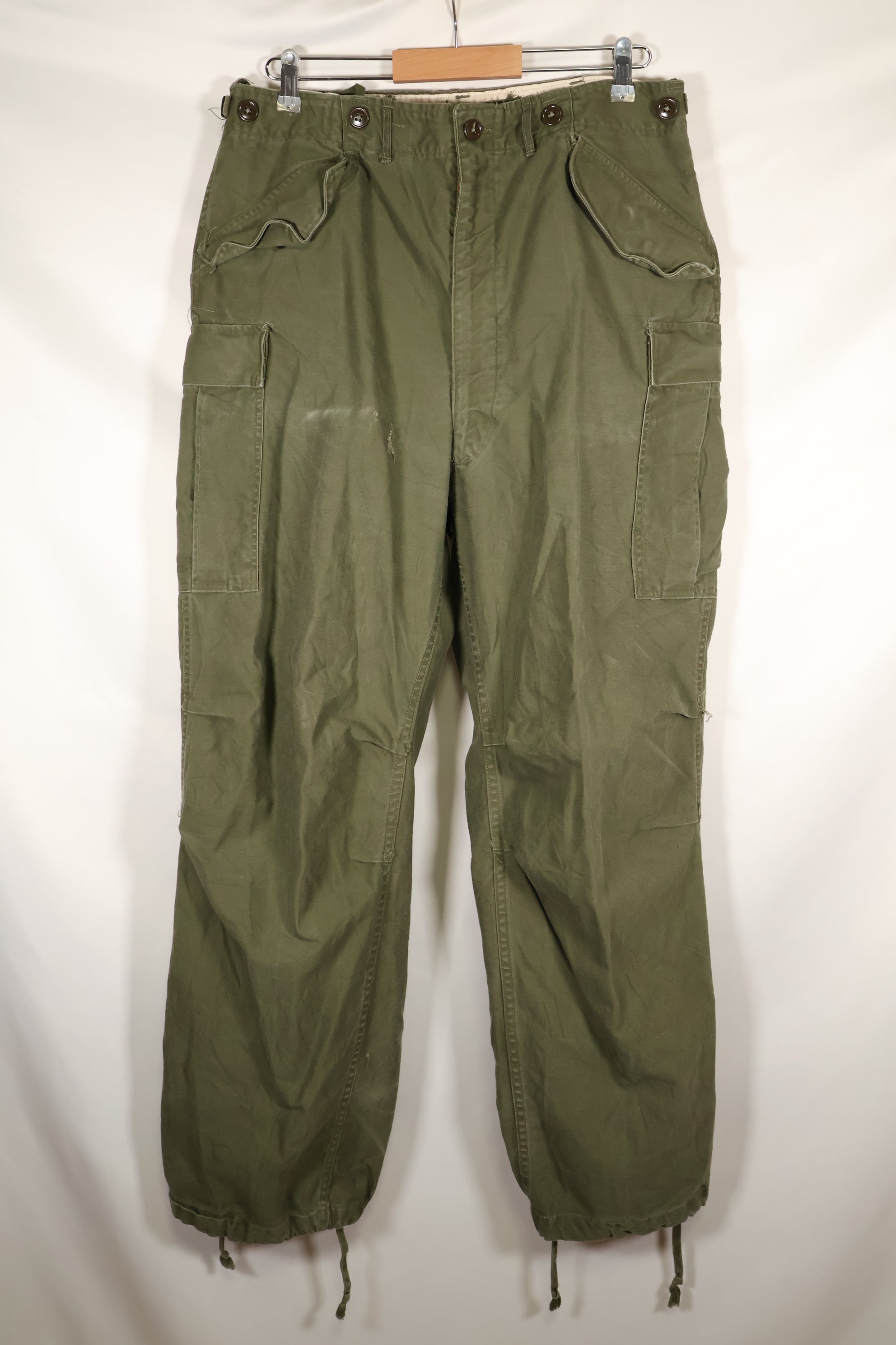 1952年契約　M-L　アメリカ軍　M51　フィールドパンツ　傷あり　中古品