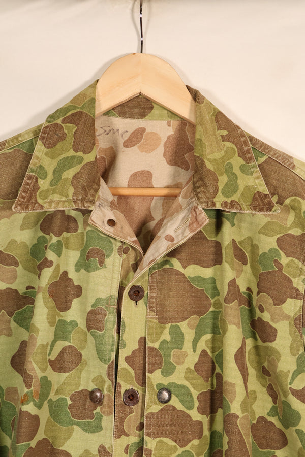 1940年代前半　推定42程度　アメリカ海兵隊　フロッグスキン迷彩　P-44　ジャケット　中古品