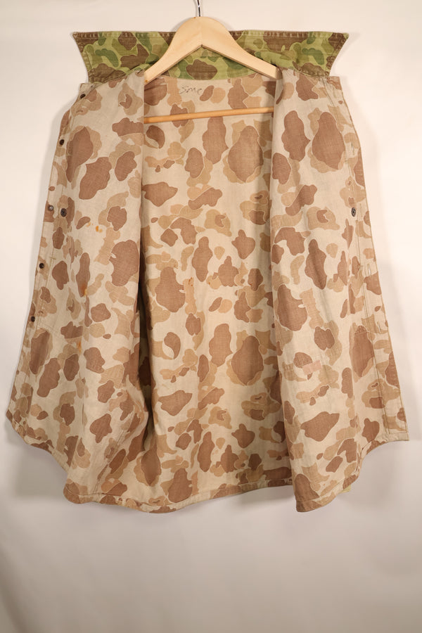 1940年代前半　推定42程度　アメリカ海兵隊　フロッグスキン迷彩　P-44　ジャケット　中古品