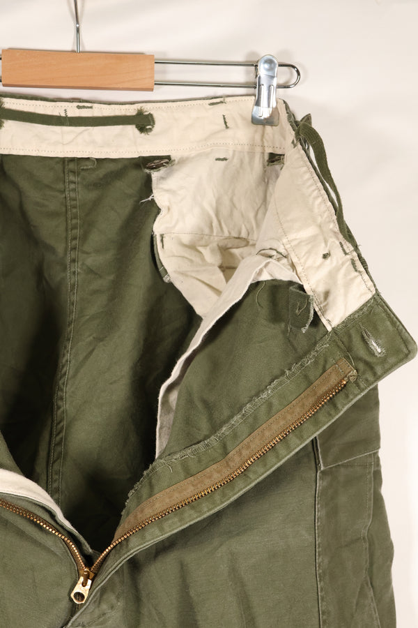 1952年契約　M-L　アメリカ軍　M51　フィールドパンツ　傷あり　中古品