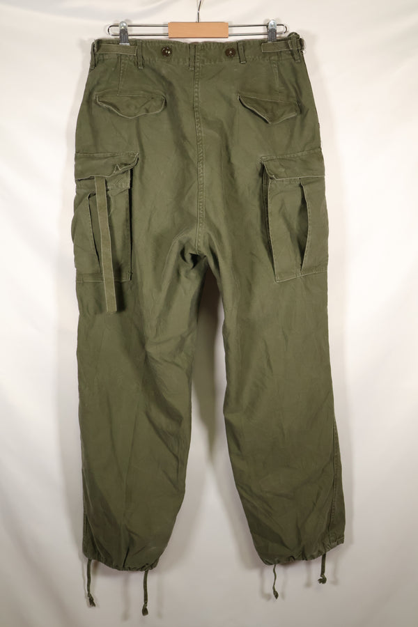 1952年契約　M-L　アメリカ軍　M51　フィールドパンツ　傷あり　中古品