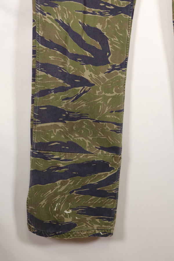 1970年頃　沖縄製　TO78　シルバータイガーパターン　タイガーストライプパンツ　中古品