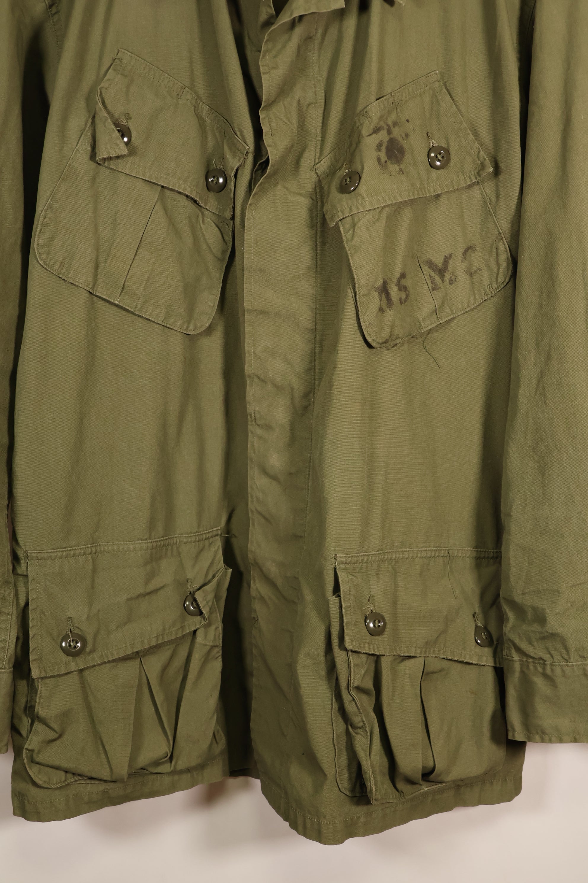 1963年契約　M-R　USMC　1st Model ジャングルファティーグ　ジャケット　ほぼ未使用　中古品