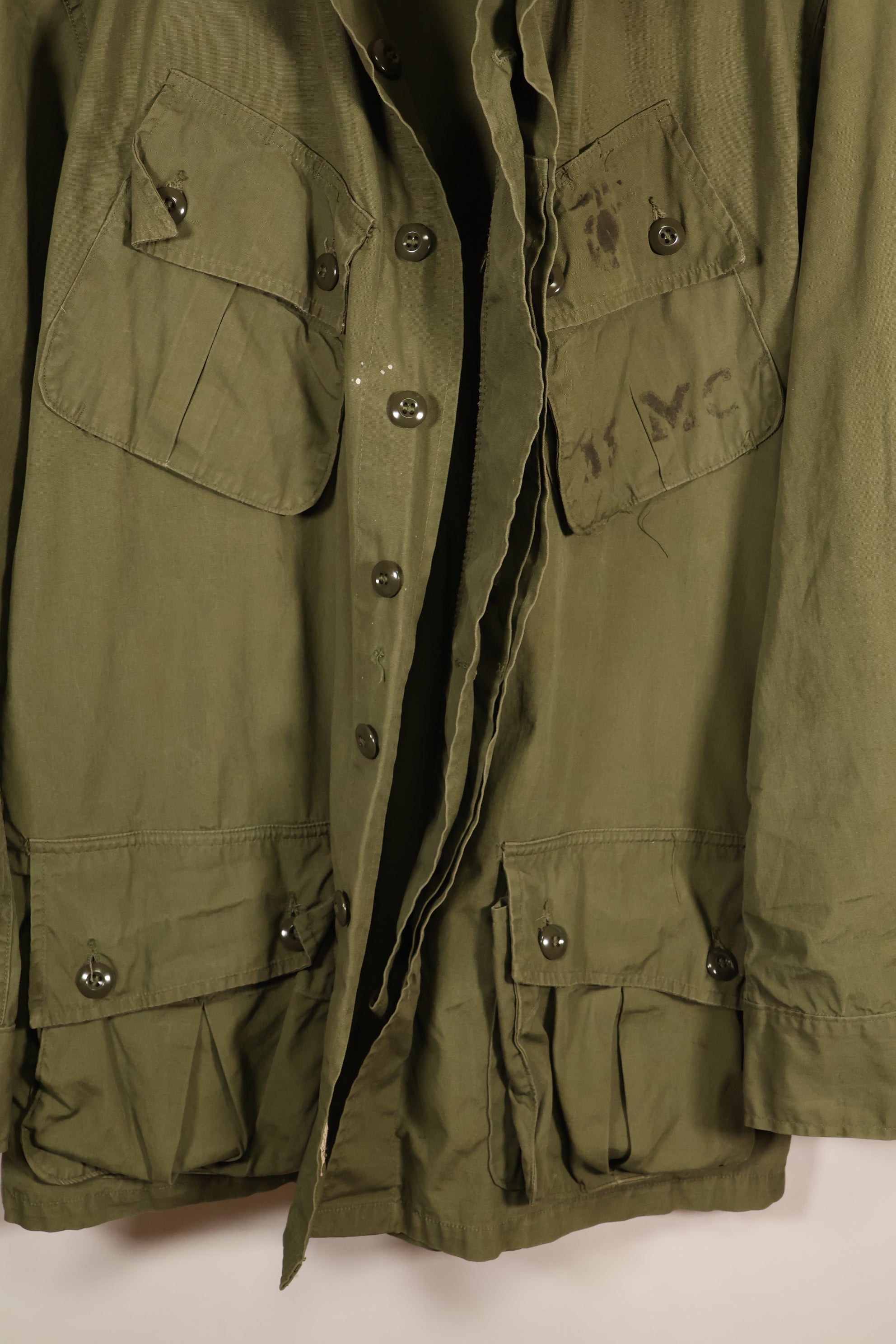 1963年契約　M-R　USMC　1st Model ジャングルファティーグ　ジャケット　ほぼ未使用　中古品